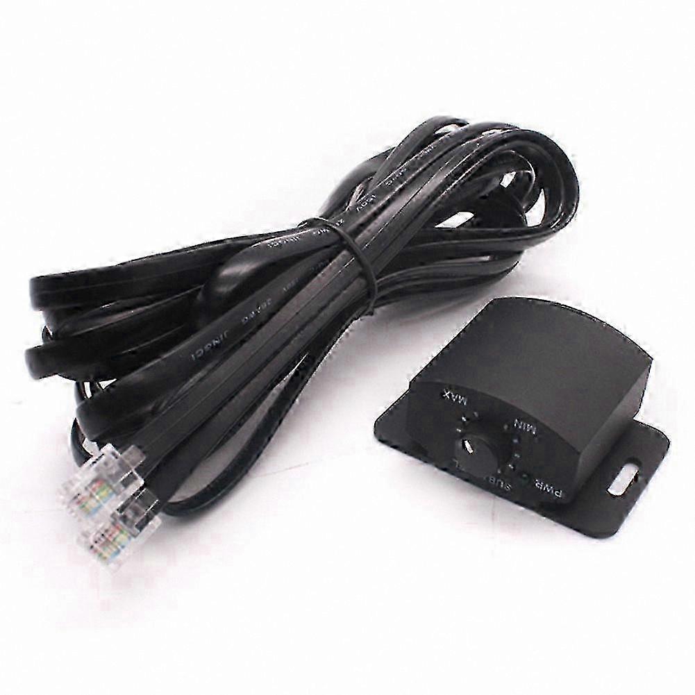 Remote Control for Car o Systems with Volume Adjustment and Subwoofer Compatibility Converter for Speakers and Computers