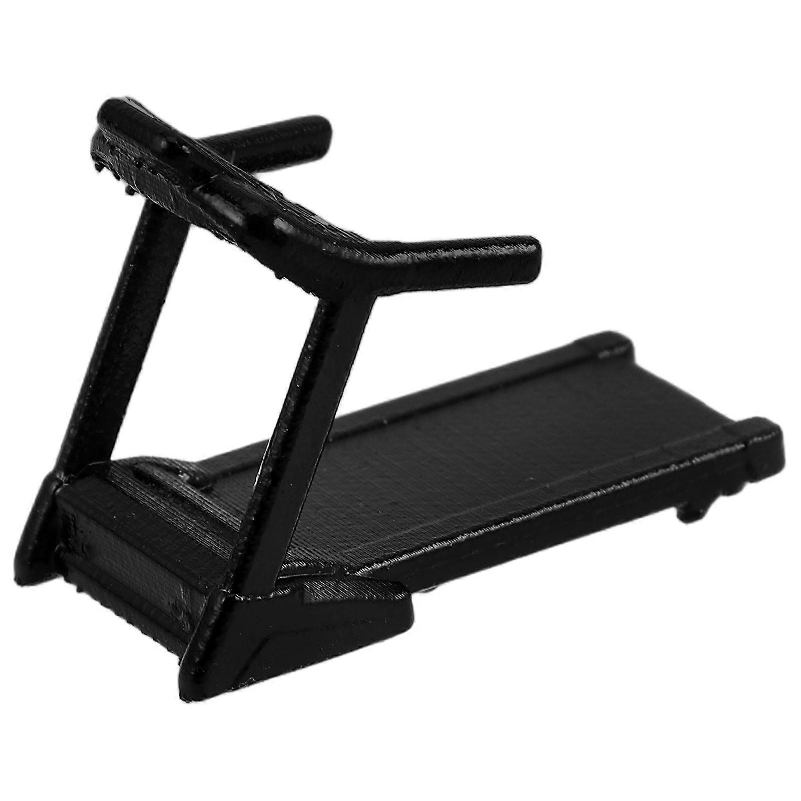 Miniature Dollhouse Accessories Miniature Treadmill Model Simulation Style Diy Projects ABS 1Set