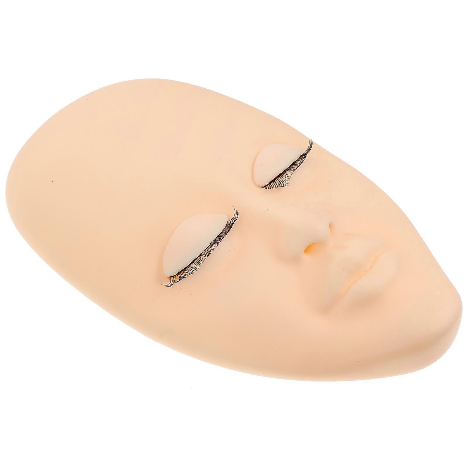 Lash Practice Head for Eyelash Extension Training 1 Set Mannequin Head for Makeup Practice