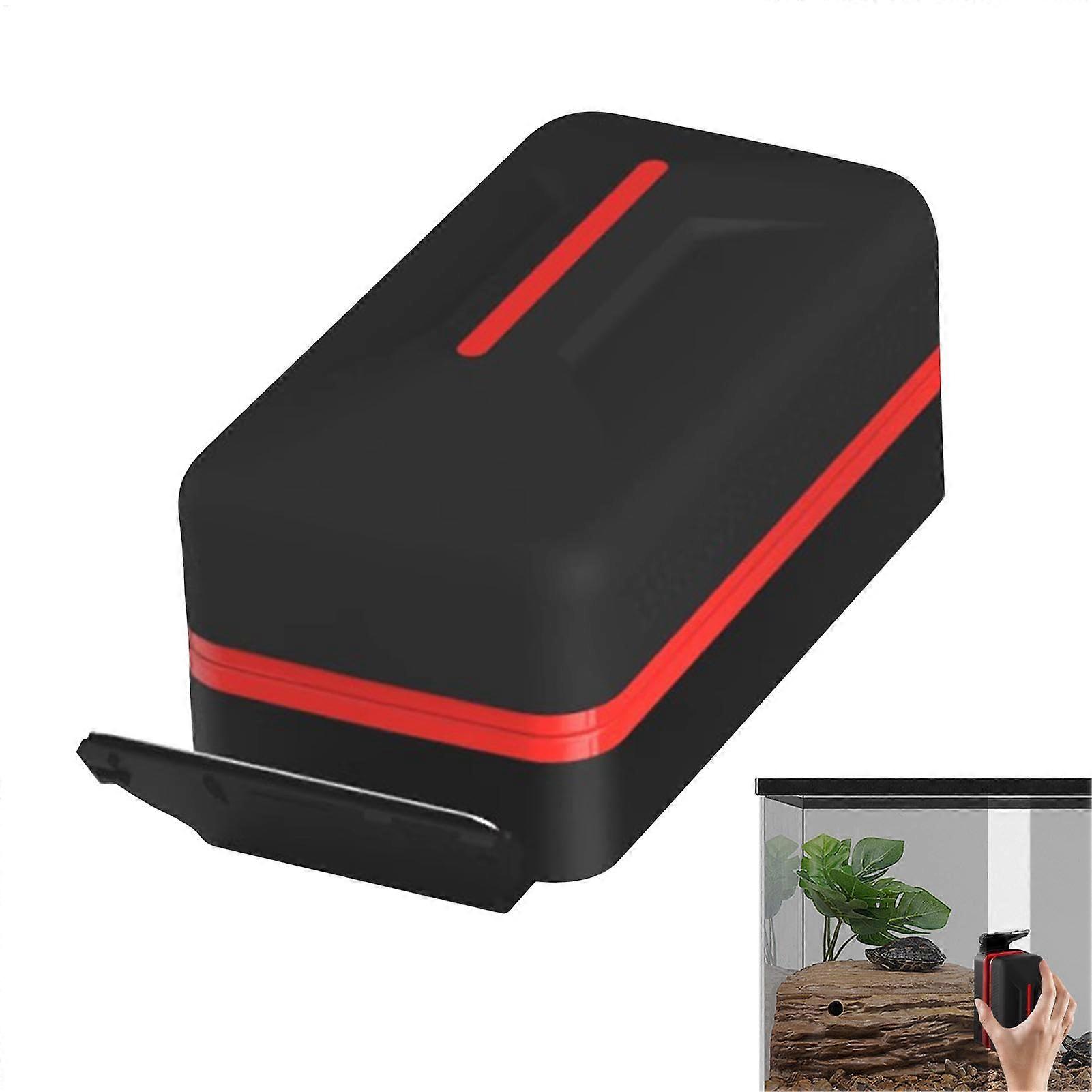 Fleckenschrubber Pads, Magnetic Aquarium Cleaner Tool, Compact Floating Brush for Efficient Aquarium Maintenance, 1 Pack