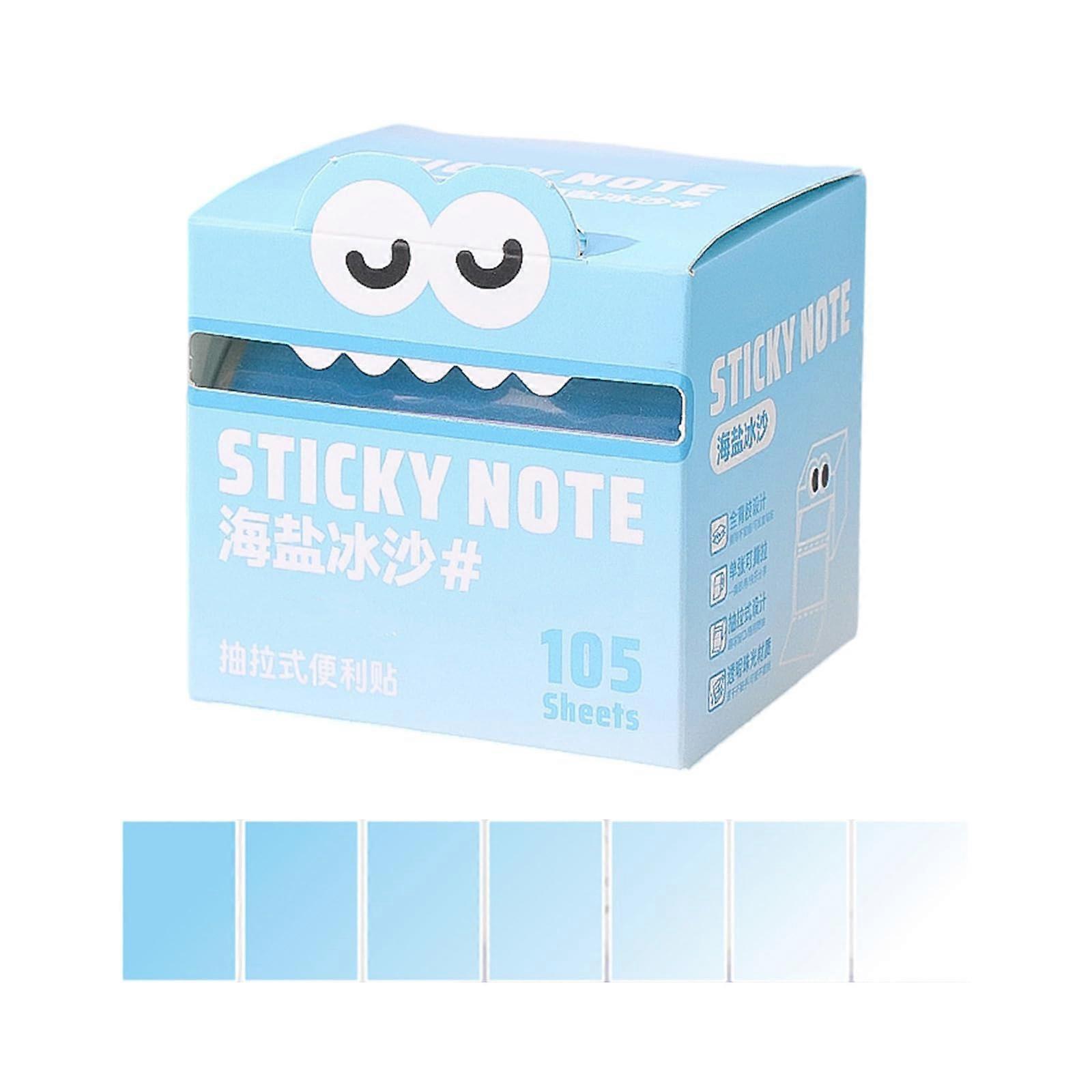 150 sheets of pearl gloss sticky notes, pullout sticky notes, adhesive notes, paper, memo pad for school, office supplies, smooth writing, notepads