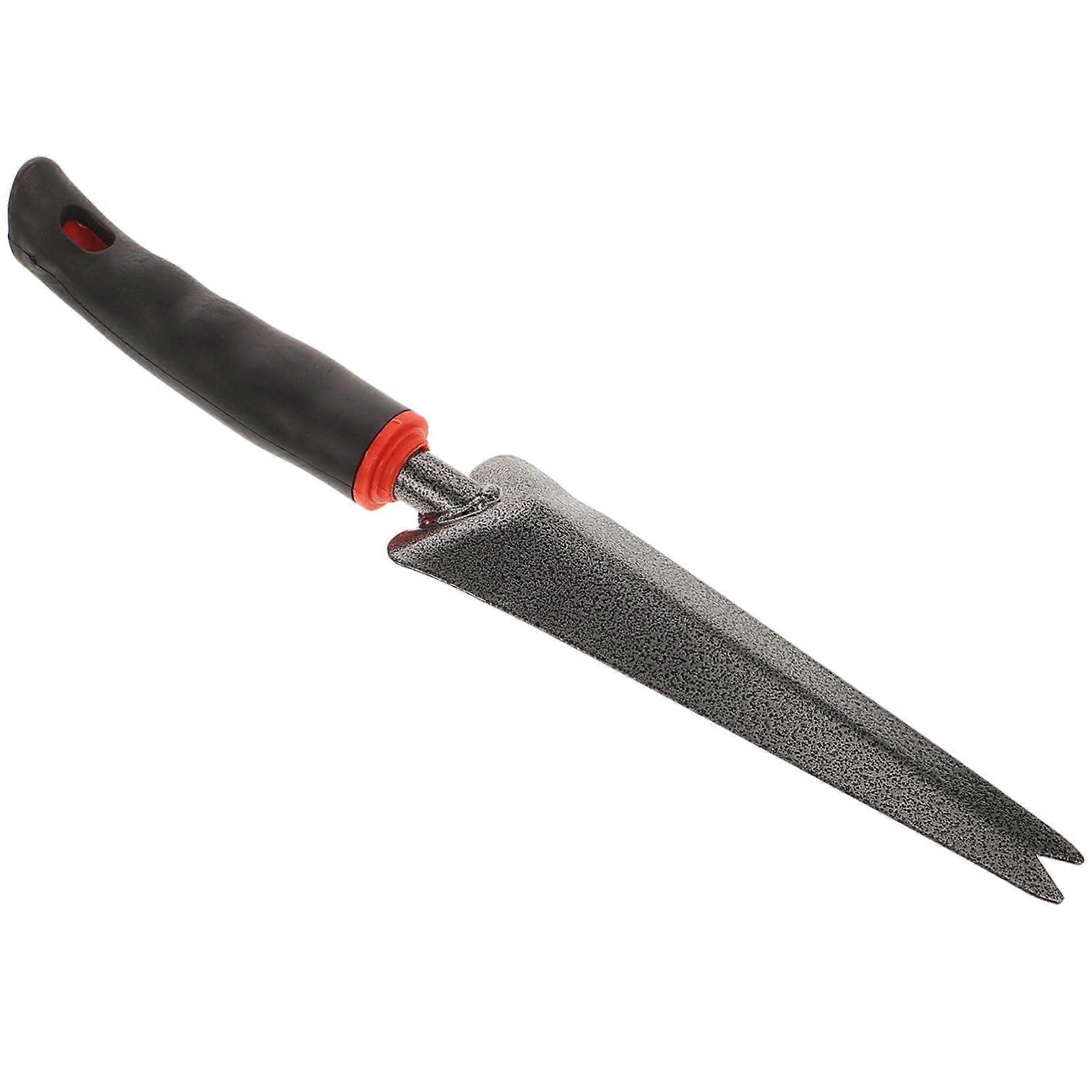 Weed Puller Hand Tool for Root Removal and Garden Weeding with Durable Black Metal Head