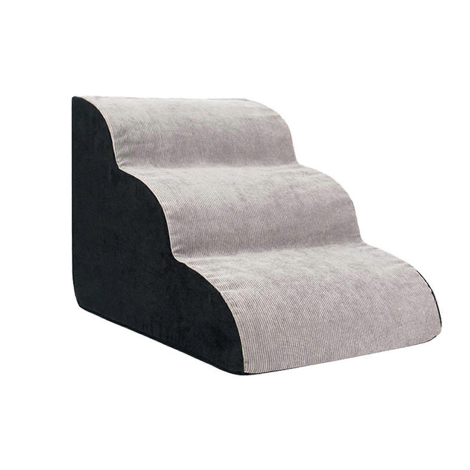 Dog Stairs Foam, 3 Levels Non-Slip Pet Steps for Dogs and Cats, Removable Cover, Breathable Design, Stable for Smaller Seniors
