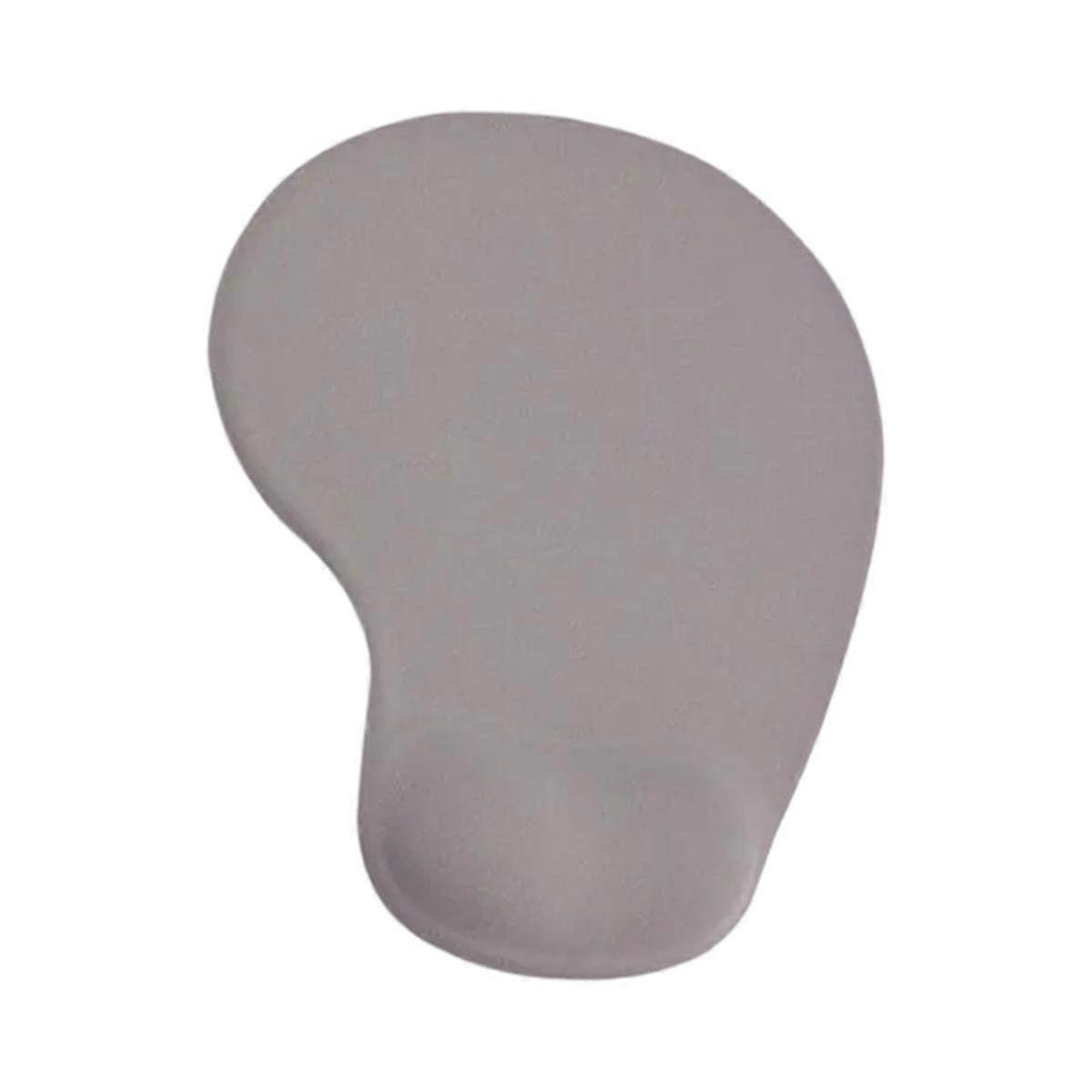 Ergonomic Wrist Rest Mouse Pad with Soft Silicone Support - Comfortable Pain Relief Mouse Pad in Gray, Ideal for Home & Office Use