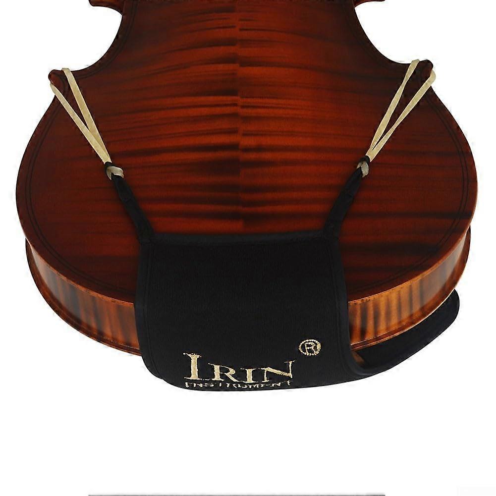 Cotton chin rest for violin, the ideal accessory to reduce chin discomfort during use (black 3/44/4) Black 3/44/4