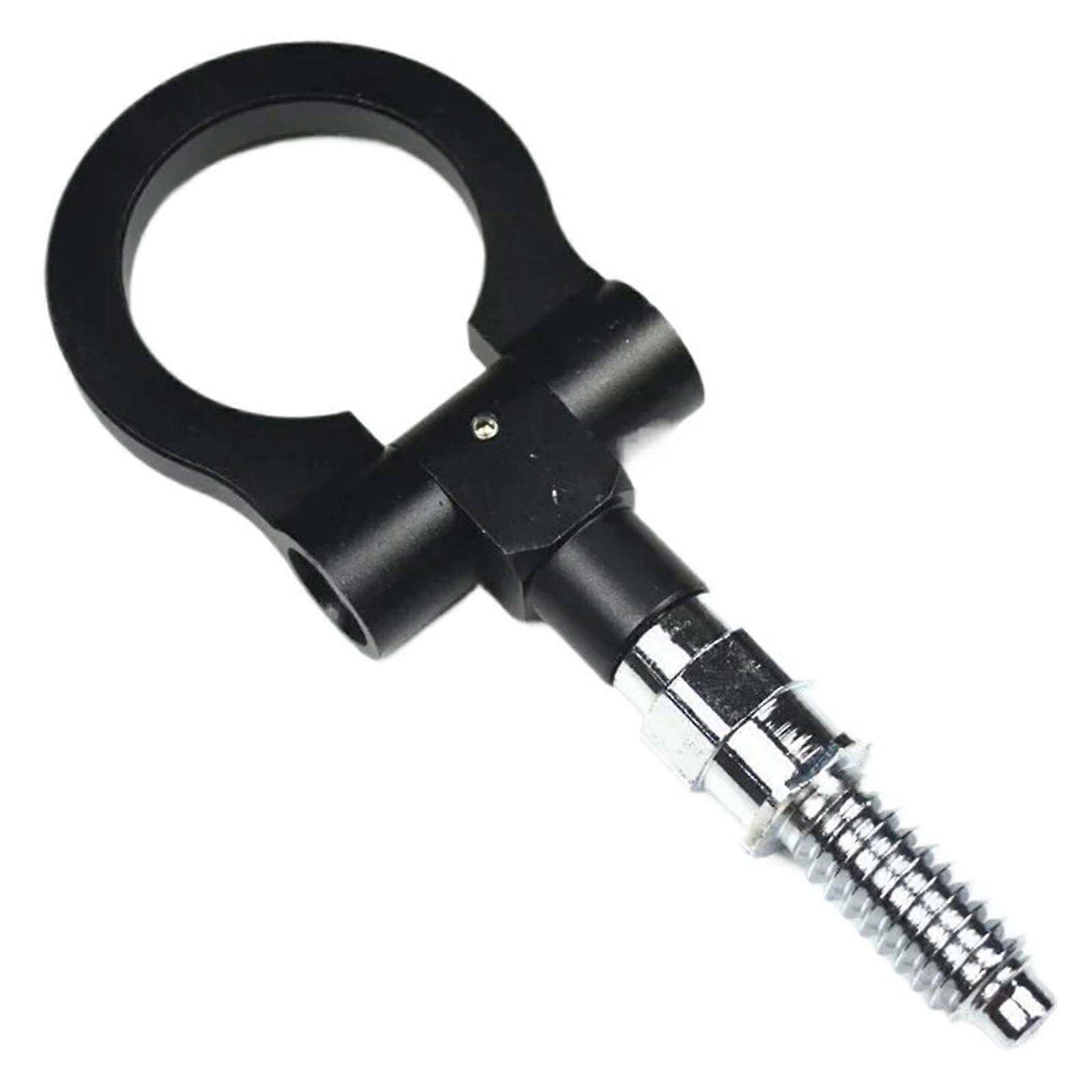 Trailer Hitch Universal Front Tow Hook Ring For European And Japanese Models Trailer Hitch (Black 16mm)
