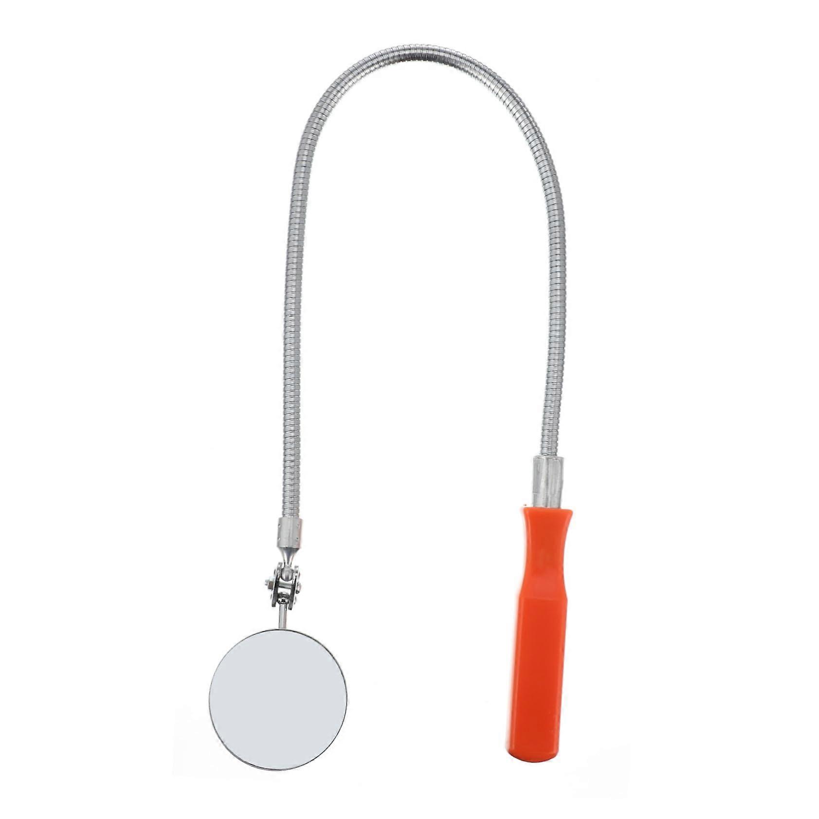 1 Piece Telescopic Inspection Mirror for Mechanics Round Flexible Mirror 60.5X5CM