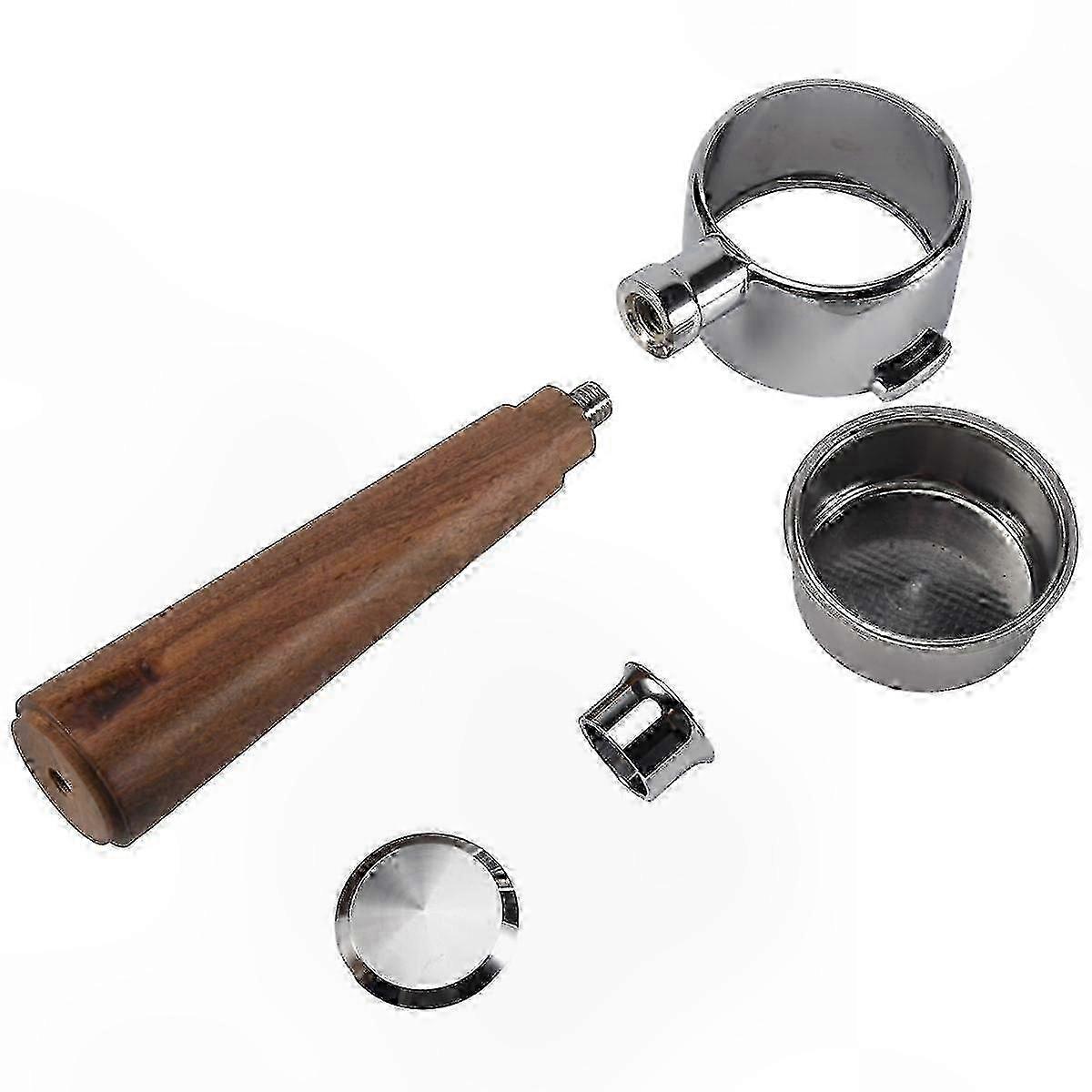 51mm Bottomless Portafilter Handle with 2 Ears for Espresso Machine Replacement Parts