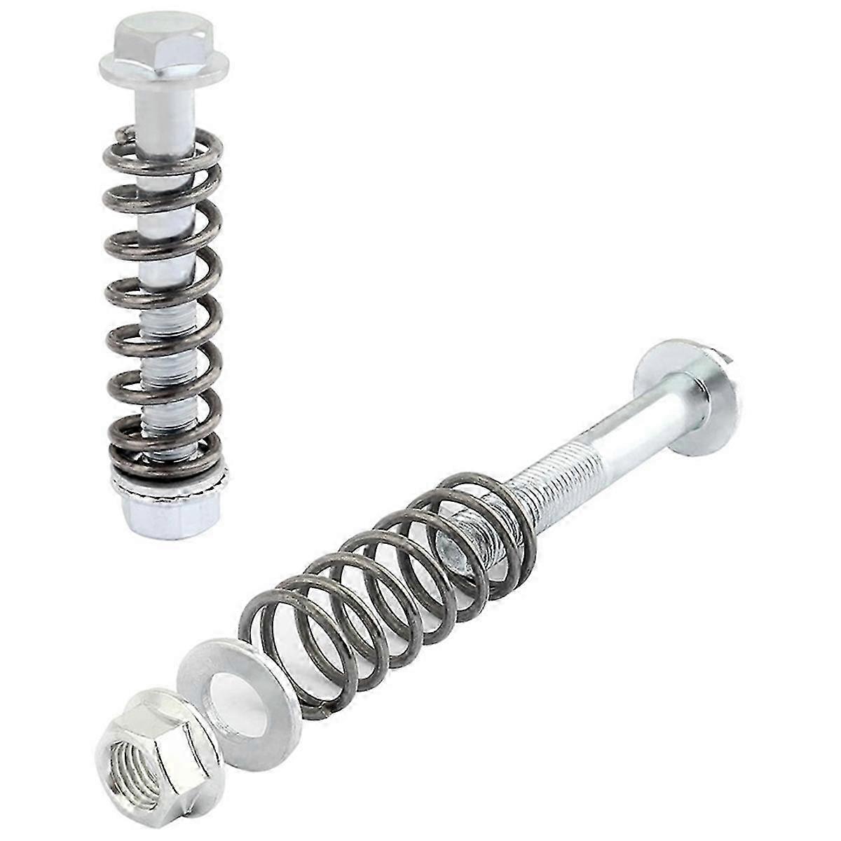 2PCS M10x1.5mm Exhaust Bolts and Nuts Kit with Springs for Manifold