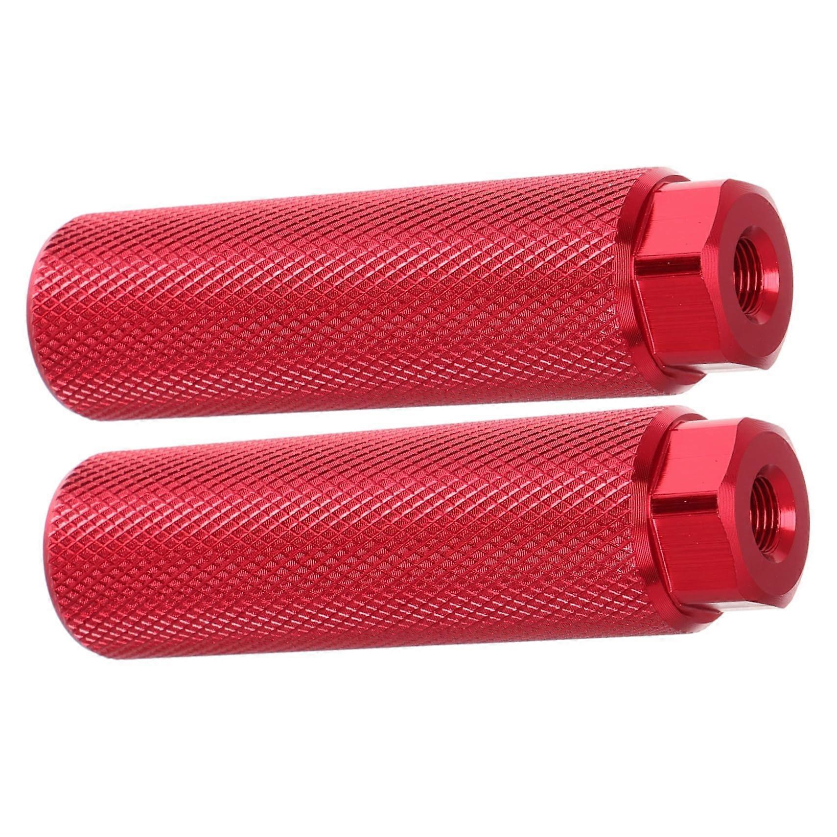 2pcs Compact Bike Rear Foot Pegs for Mountain and Standard Bikes - Easy to Install Cycling Foot Rest for Safe Riding