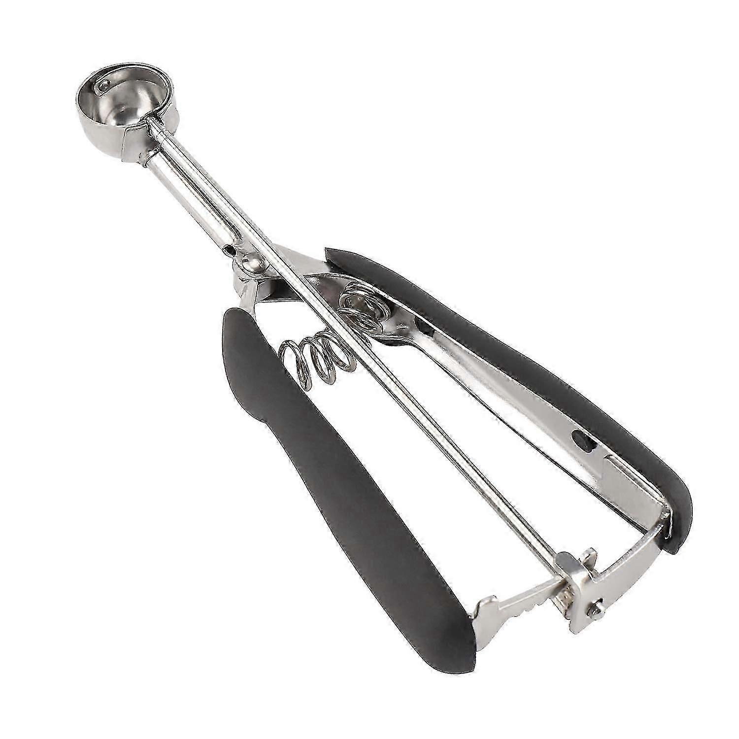 Extra Small Cookie Scoop 1 tsp, Professional Stainless Steel Mini Ice Cream Scoop 25 mm, Melon Baller Scoop Good Soft Grips, Quick Trigger R