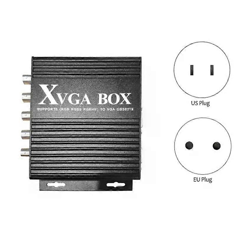 Industrial Video Converter XVGA BOX RGB To VGA RGBS To VGA Industrial Monitor Video Converter GBS-8219 EU Plug