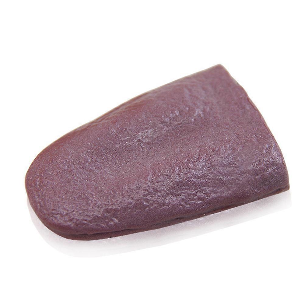 Realistic Tongue Tongue Props Artificial for Halloween Party Horror Event Light Brown Rubber Material 5Set
