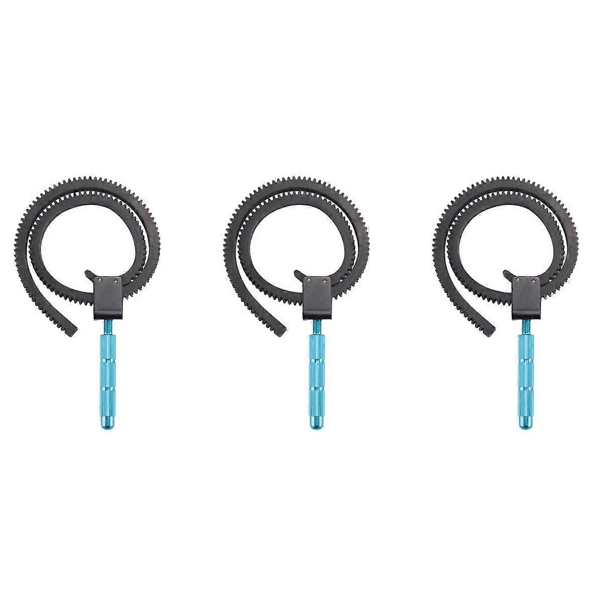 3X Focus Ring,Zoom Ring Zoom Gear Focus with Aluminum Alloy Handle Compatible for Digital SLR Camera