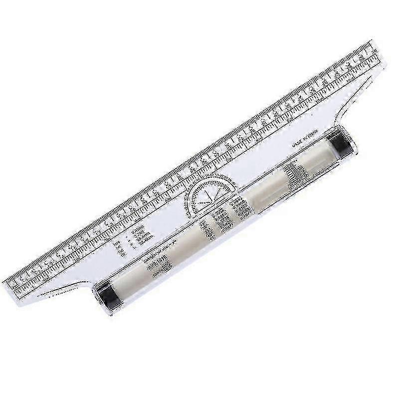30cm Rolling Parallel Ruler Professional Parallel Roller Ruler Mult...