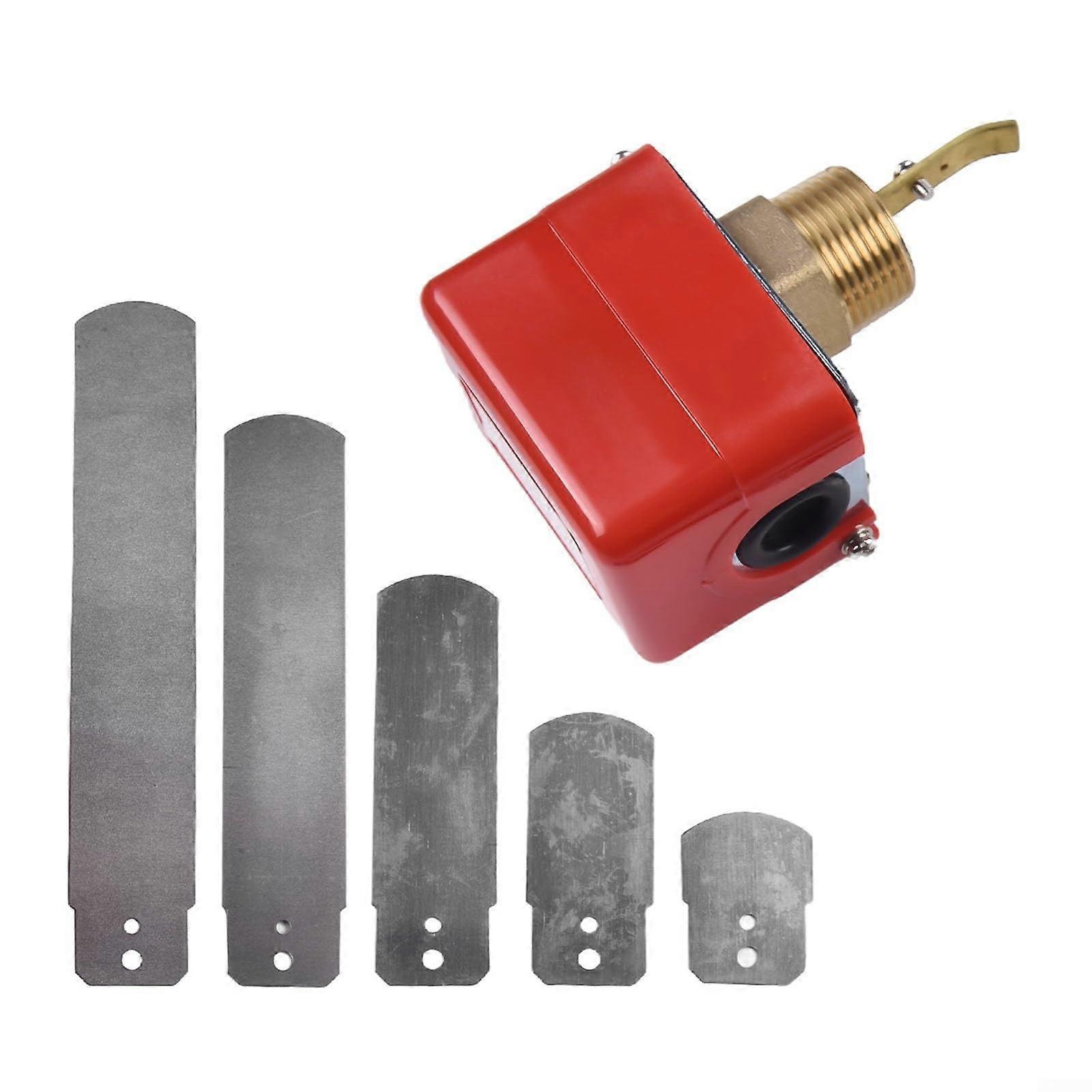 Flow Paddle Switch HFS25 for Water Cooling Circuits 250V AC 15A SPDT Metal Plastic Build 32mm Thread Diameter