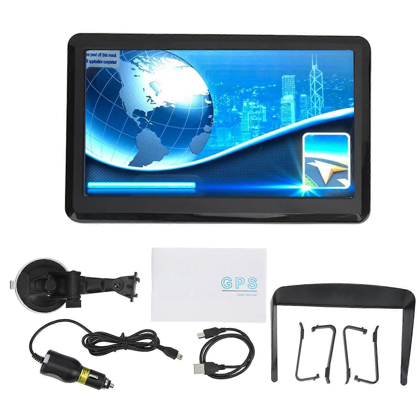 Universal 7in GPS Navigation High Definition Touch Screen Navigation with Bracket for Truck