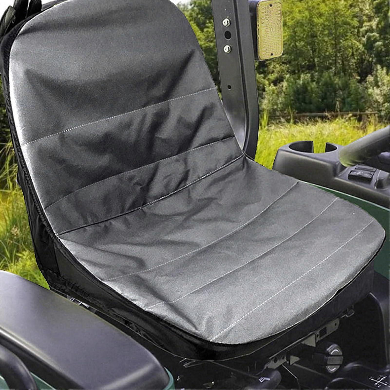 Seat Cover for Lawn Tractors and Mowers, WaterResistant 600D Oxford Fabric, UV Weather Protection, Seat Protector