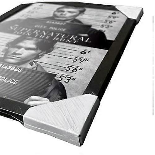 Supernatural City Police Framed Poster