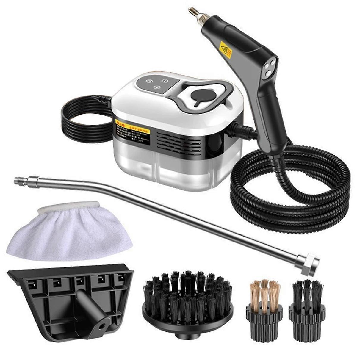 Handheld Multi- Steam Cleaner with Accessories,1500W Touch Screen 6Levels Adjustable,for Home Kitchen Auto Car EU
