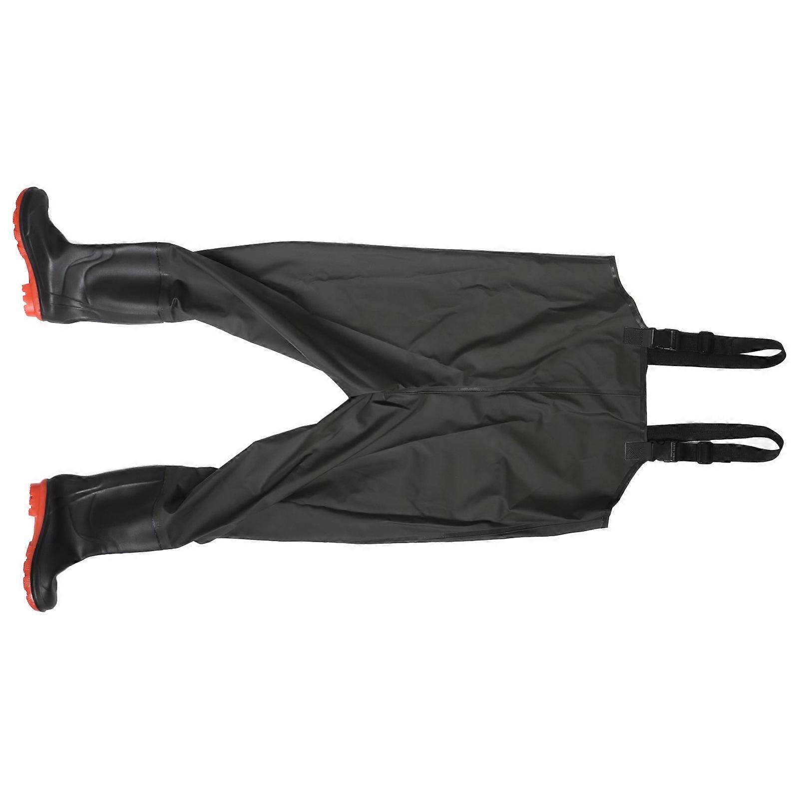 Duck Hunting Waders For Men Fishing Suit Waterproof Protection Durable Black 1Set