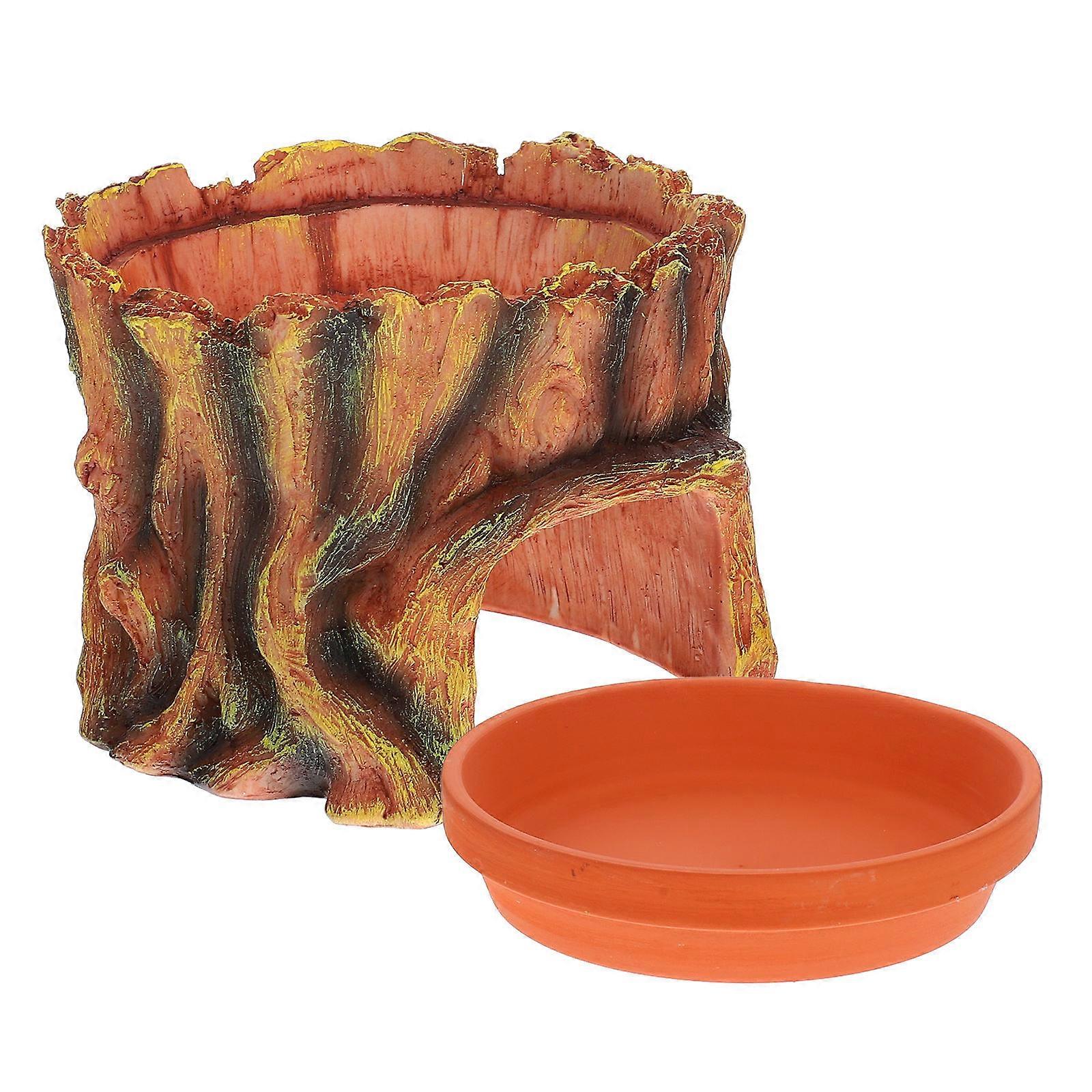 Compact Humid Hideout for Leopard Geckos, Safe Reptile Shelter for Terrariums and Outdoor Gardens, Spacious & Easy Setup Lizard Hideout