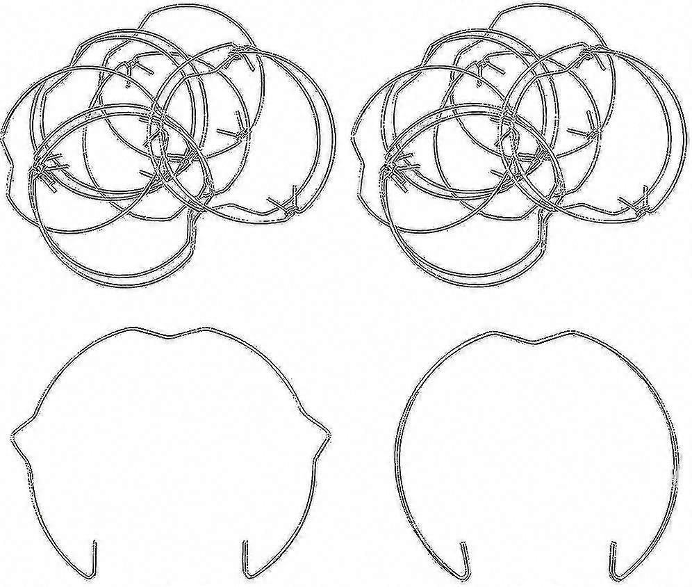 20 kpl lampun kiinnitysrenkaat 50 mm MR16 GU10 -kohdevalolle, rengaspidikkeen pidikkeet LED-halogeenilampulle