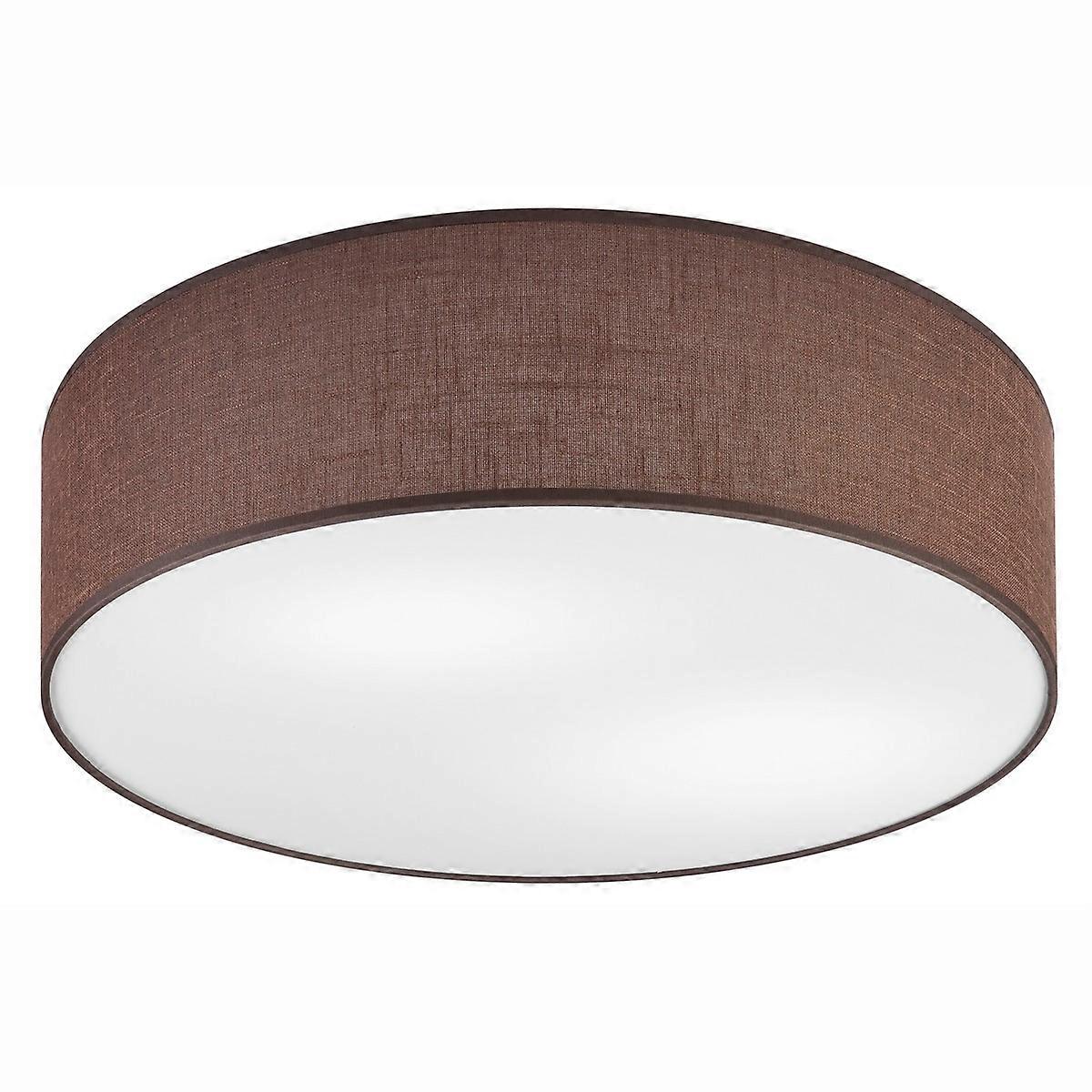 Lampada a Soffitto Vivian, Marrone, Plastica, 45x45x13 cm