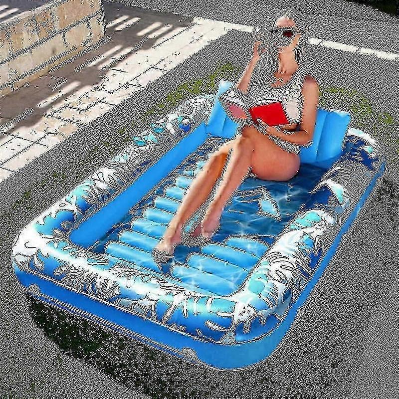 inflatable pool float for tanning 70 x 46 adult size