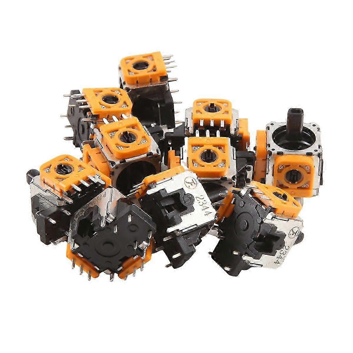 10PCS 3D Analog Joystick for Game Controllers with Sensor Module & Potentiometers