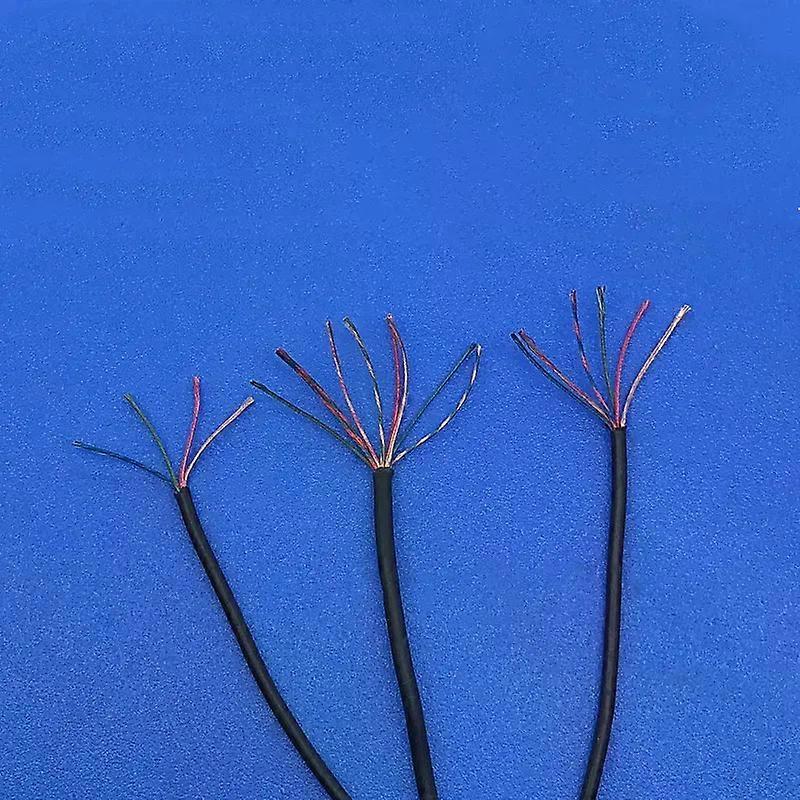 5m Multi-strand multi-core enameled wire 2core 3core 4core 5core 6core 7core 8core 9core Cotton yarn Headphone Cable 8/008 wire