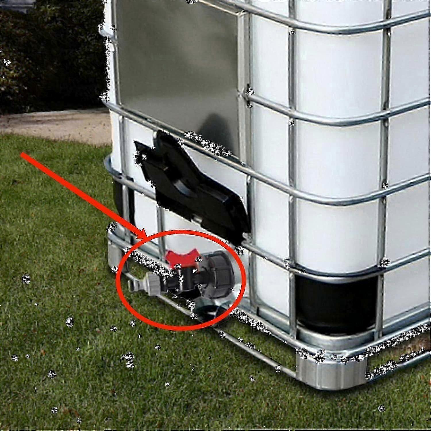 1000 Liter Ibc Water Tank With S60x6 Conversion Valve And 3/41-11 (faucet Only, Not Including Water Tank)