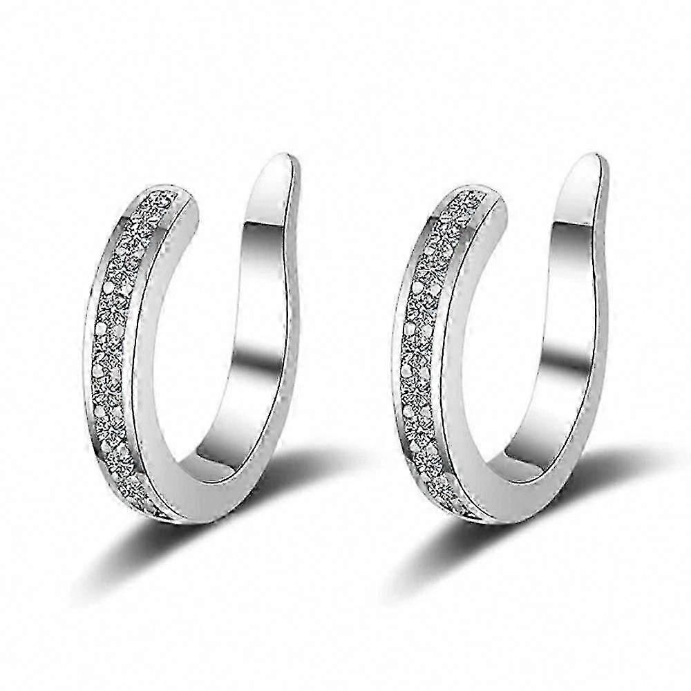 Fixura Ear Clips, Pierceless Ear Cuff, Thin Chunky Ear Cuffs for Non Piercing