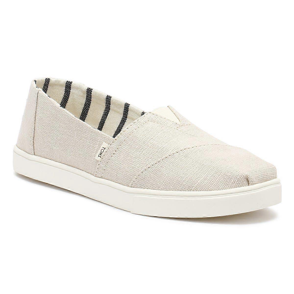 TOMS Womens Natural Heritage Canvas Classic Espadrilles
