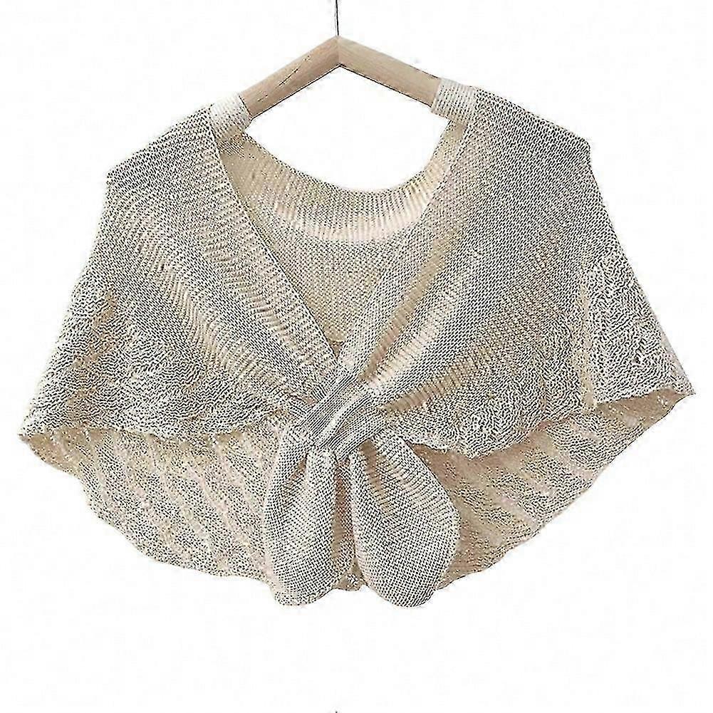 Women Small Shawl for Spring Autumn Fashion Knitted Scarf Soft Comfortable Shoulder Wraps