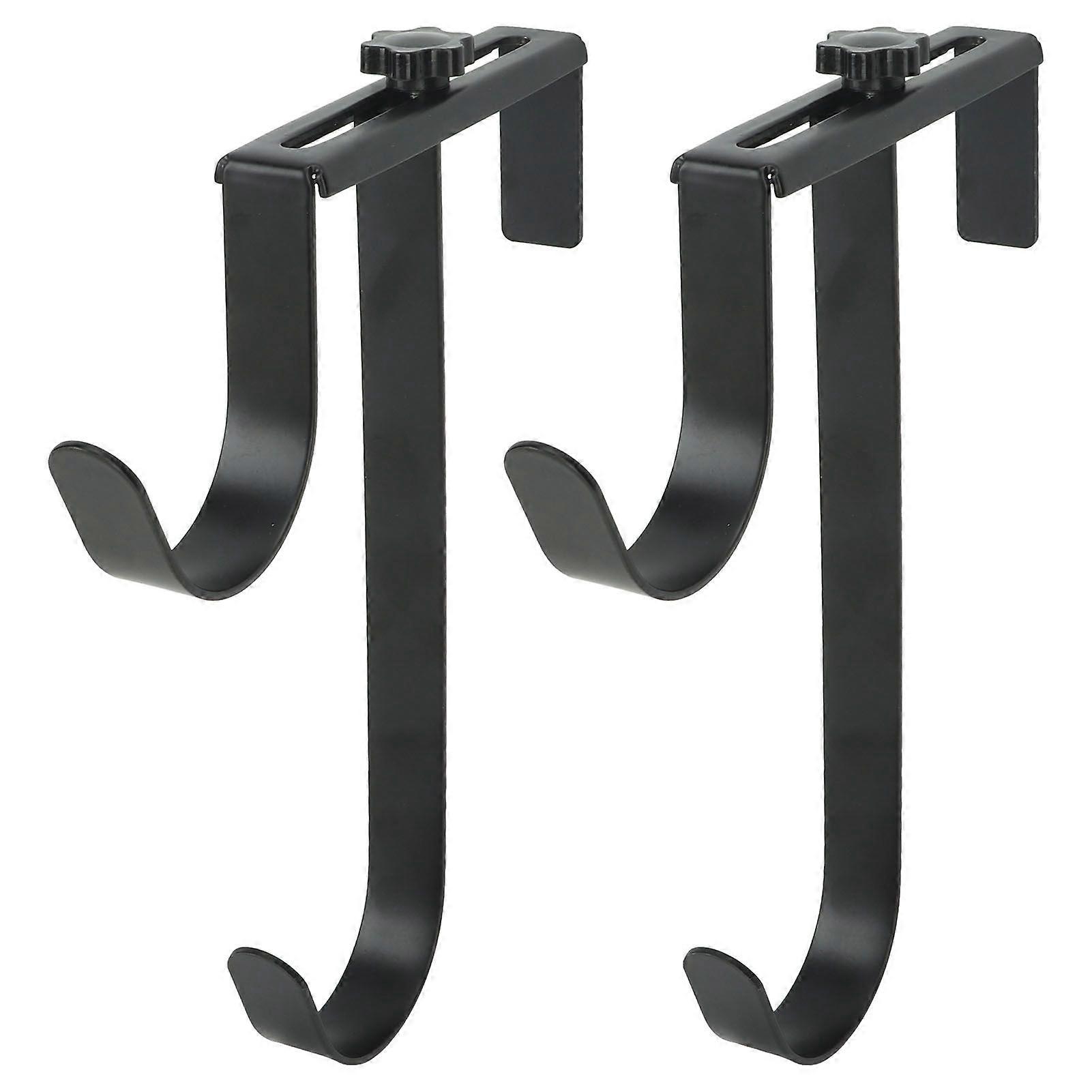 2 Pack Adjustable Metal Pool Post Hanger Hooks Pool Fence Accessories