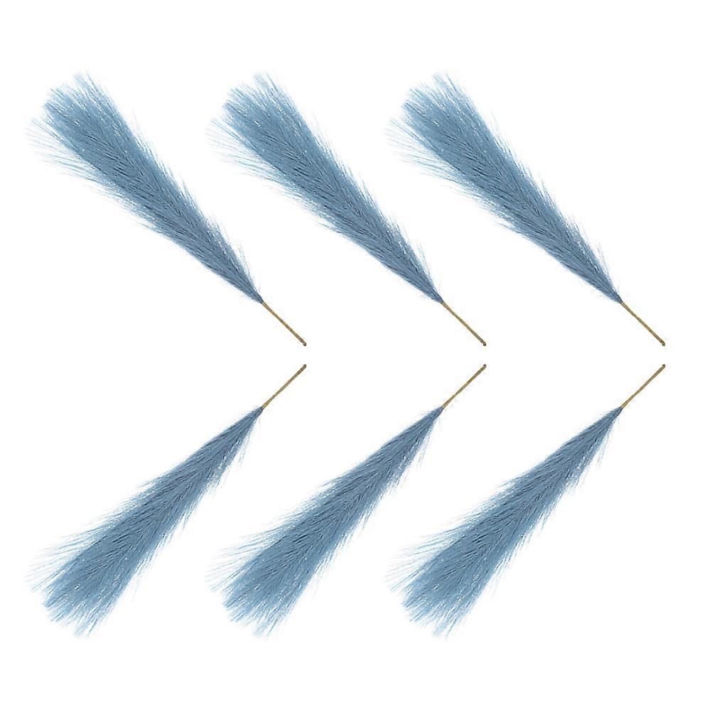 Faux Pampas Branches Artificial Pampas Stems for Home Decor 30Pcs