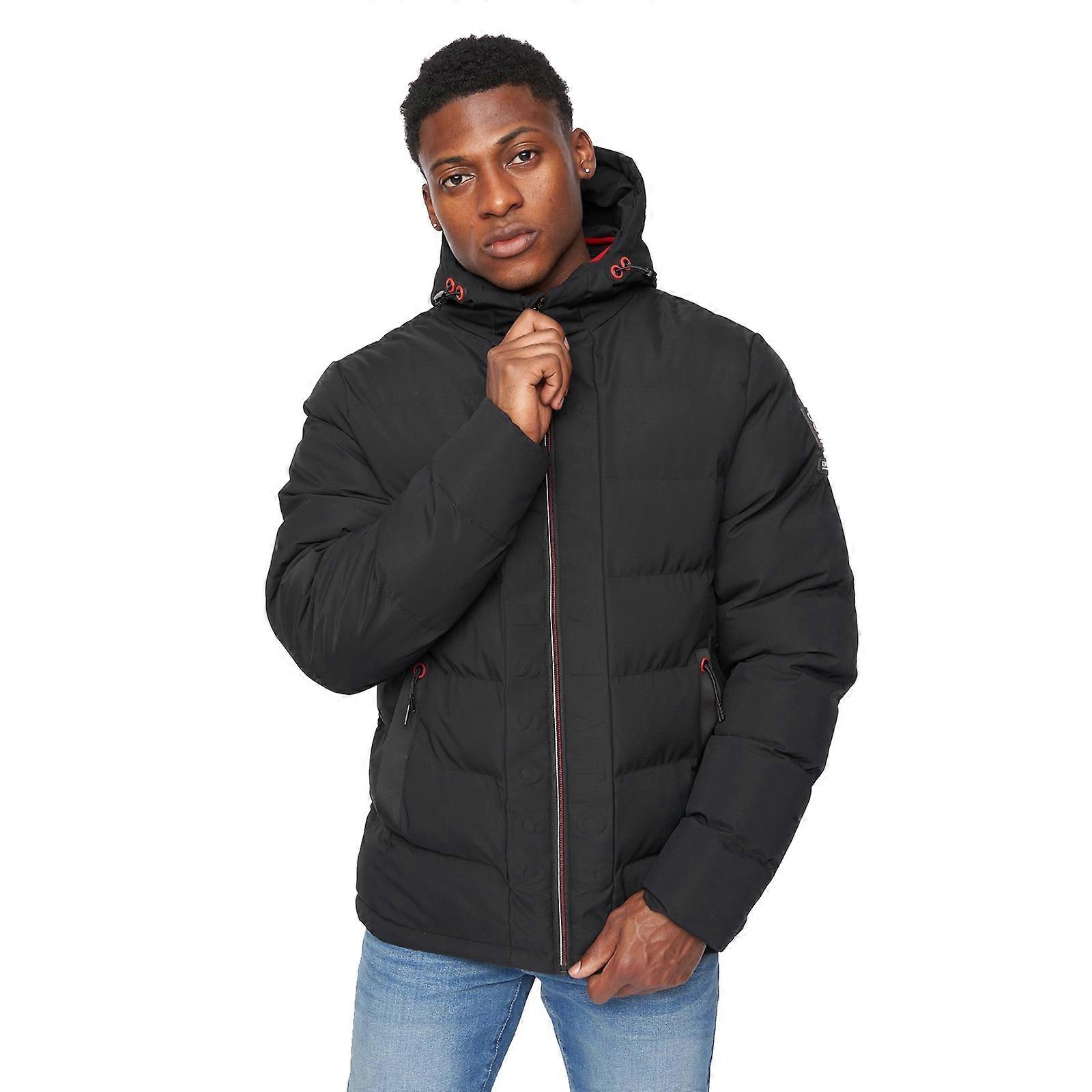 Crosshatch Kampnew Embossed Jacket Black