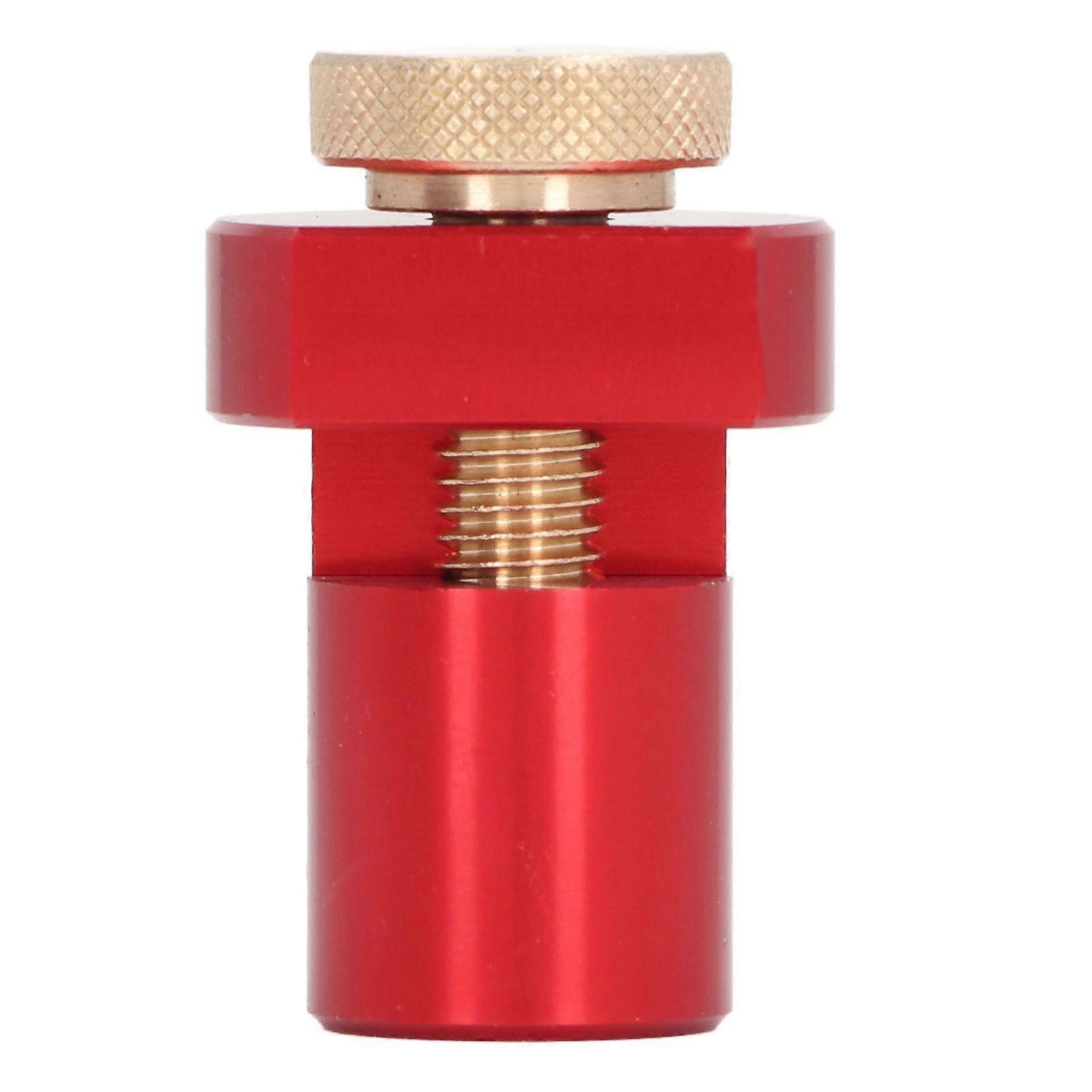 19mm Bench Dog with Thumb Screw Aluminum Alloy Woodworking Table Stop Non Slip Workbench Limiting Block Red