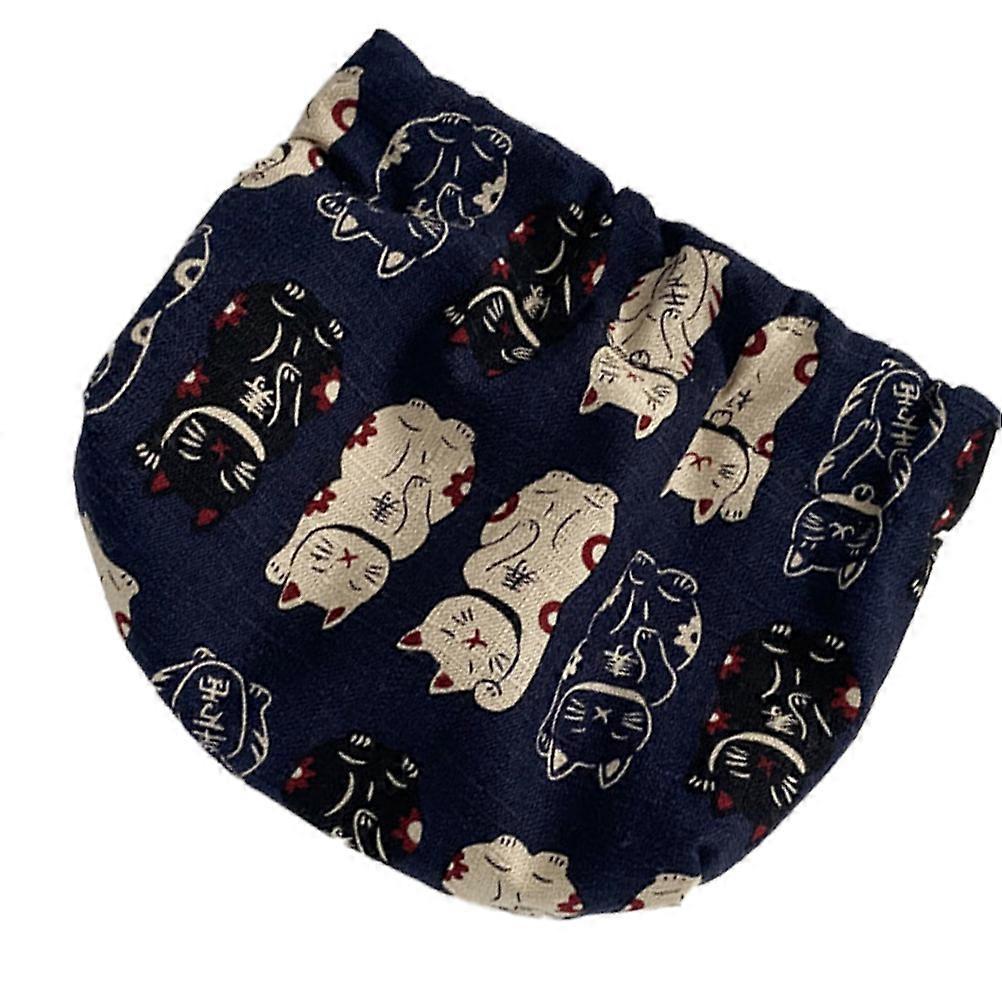 Portable Changes Bag Fortune Cat Pattern Lipsticks Storage Bag for Storage