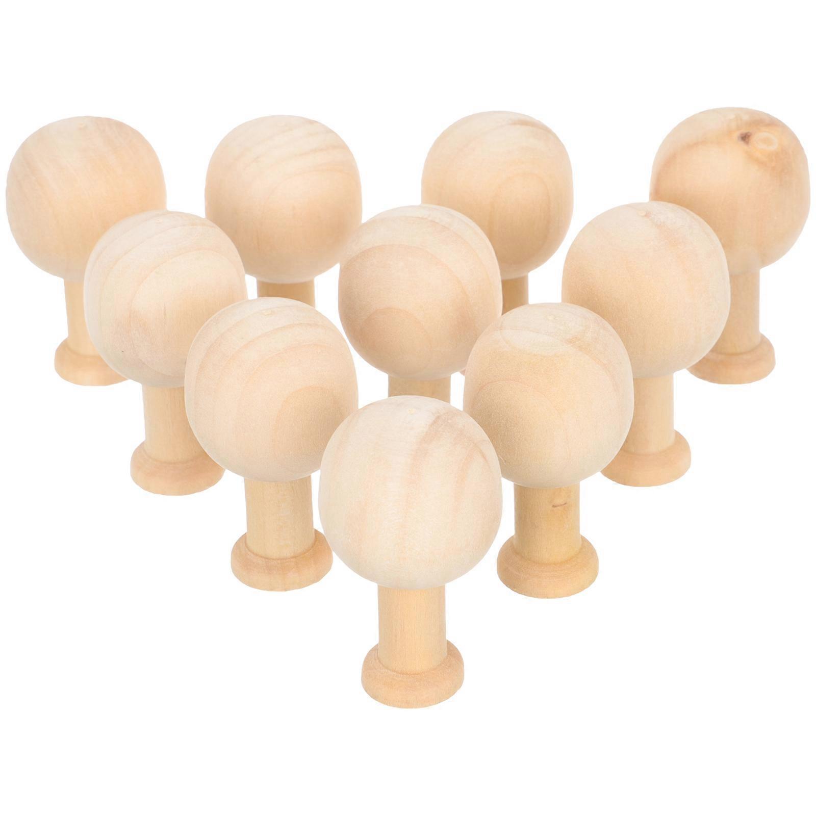 Mini Wooden Trees for DIY Painting Craft 10Pcs Unfinished Wood Trees