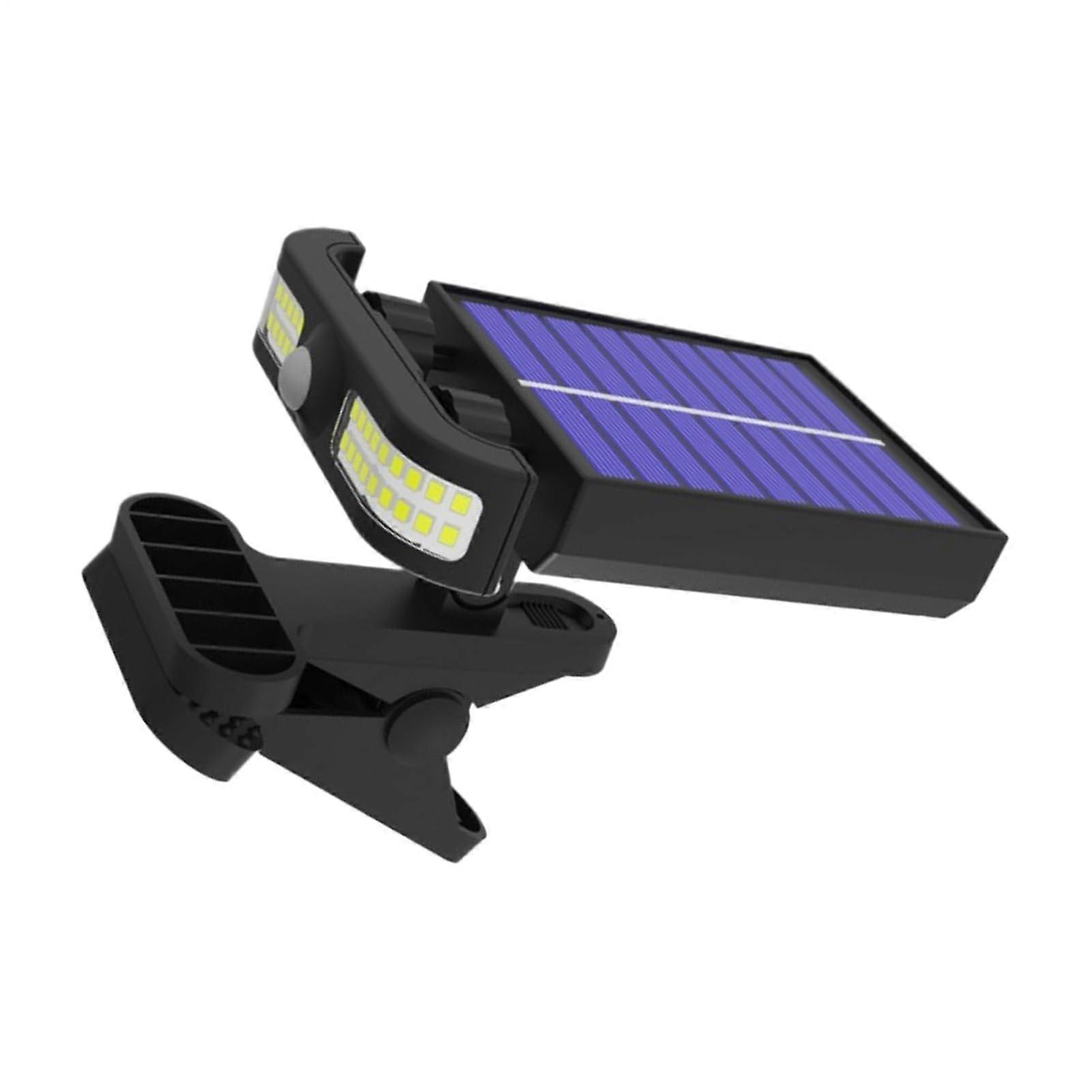 Solar Garden Lights Generic ClipOn Spotlight With Motion Sensor For Lawn Pathway Backyard Patio White Light