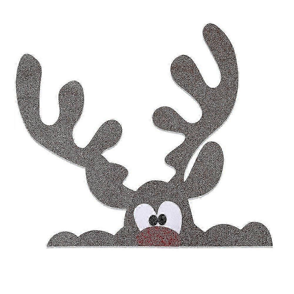 Christmas Themed Door Sticker Cloth Hanging Diy Christmas Door Decoration