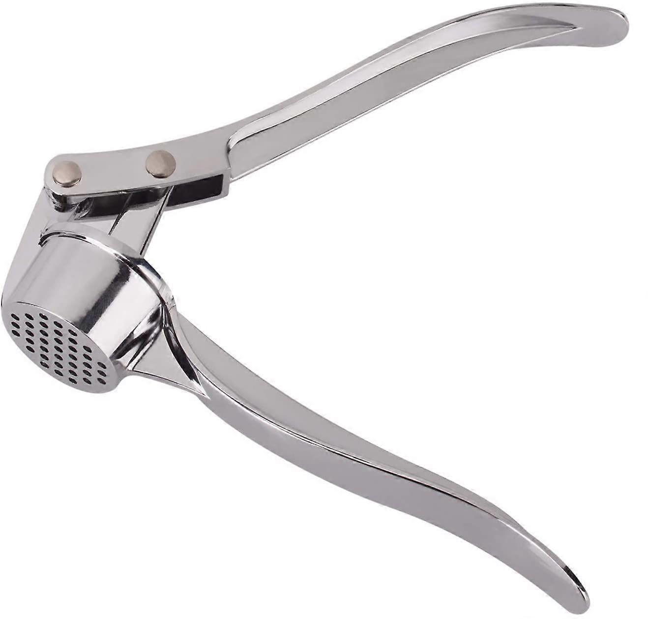 Stainless steel garlic press