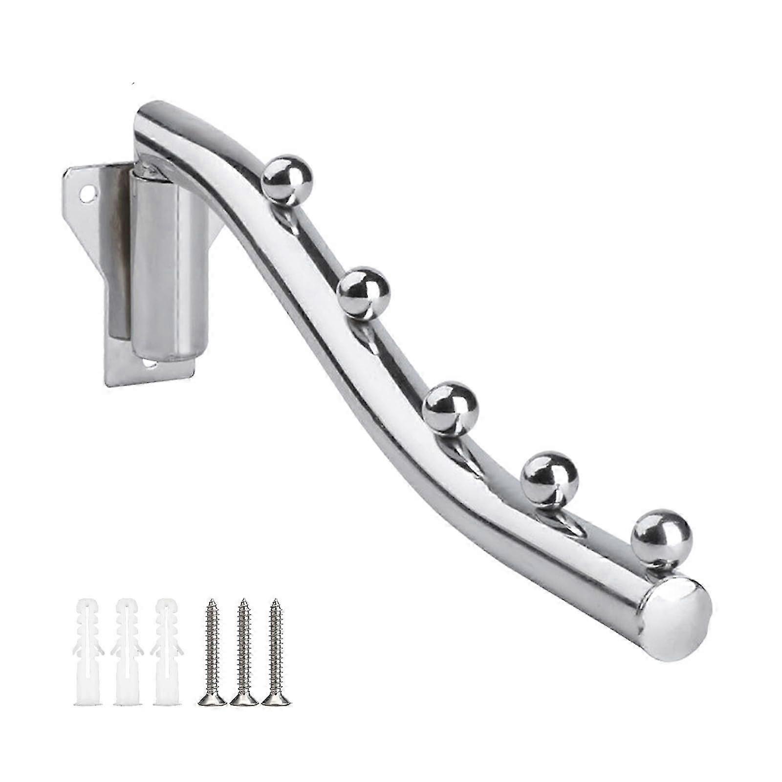 Bedroom space-saving clothes rack, length 23.6 inches 2025