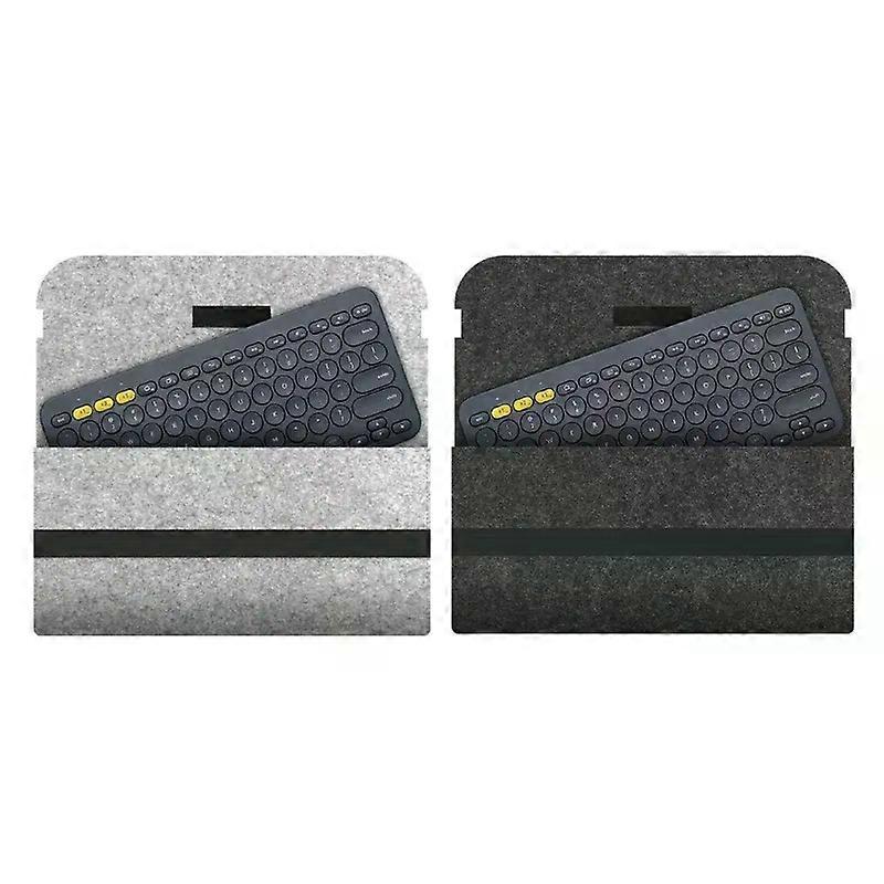 New Keyboard Sleeve Protective Storage Carrying for Case Anti Shock WOOL FELT Travel Bag For K380 K480 Wireless Keyboard