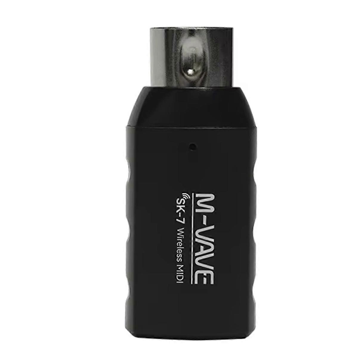 SK7 MIDI Adapter Mini Rechargeable Wireless Midi Receiver/ mitter mission System Adapter Plug and Play Support