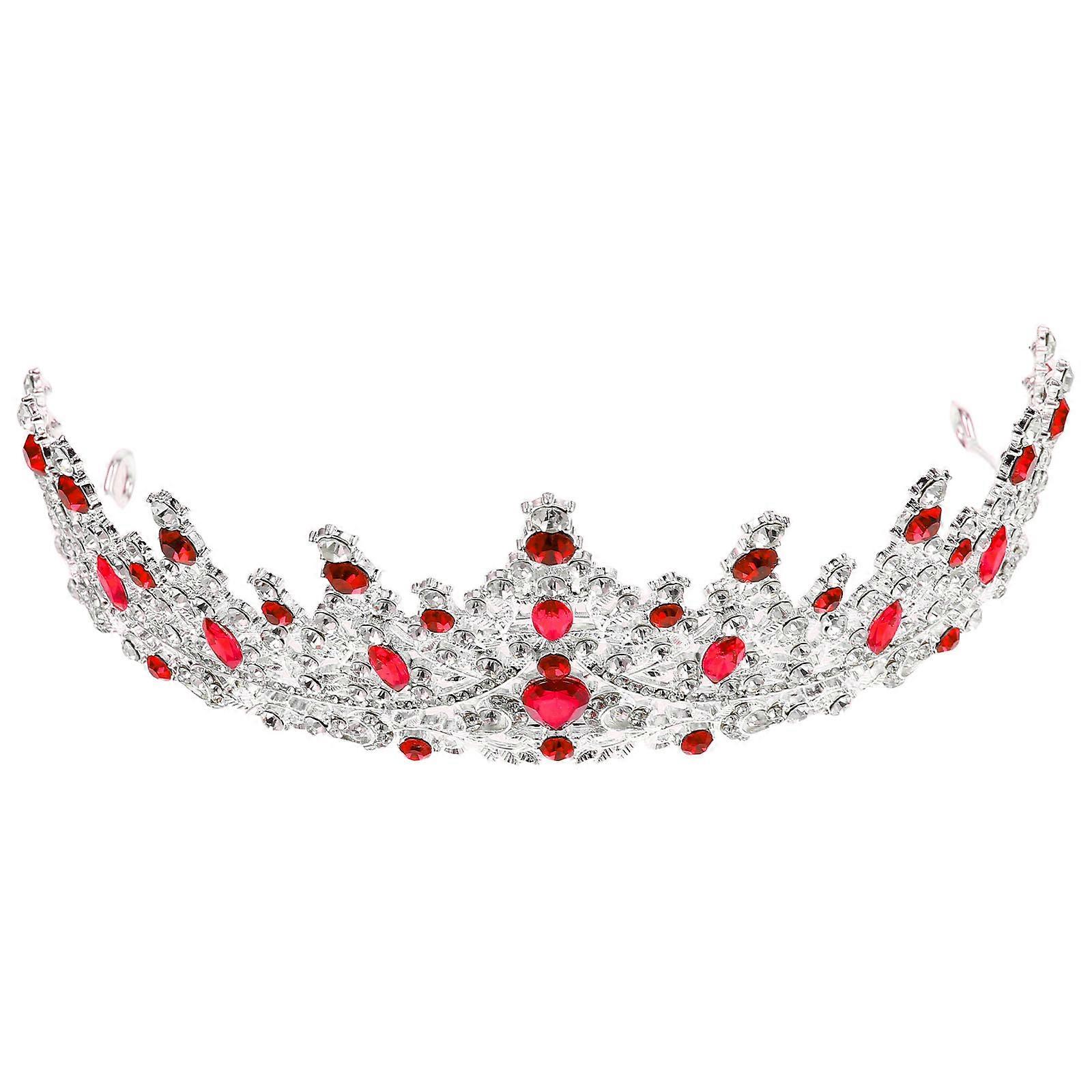5Pcs Crown Shape Tiaras For Women Halloween And Christmas Party Stylish Rhinestone Headband With Comfortable Fit And Unique Design