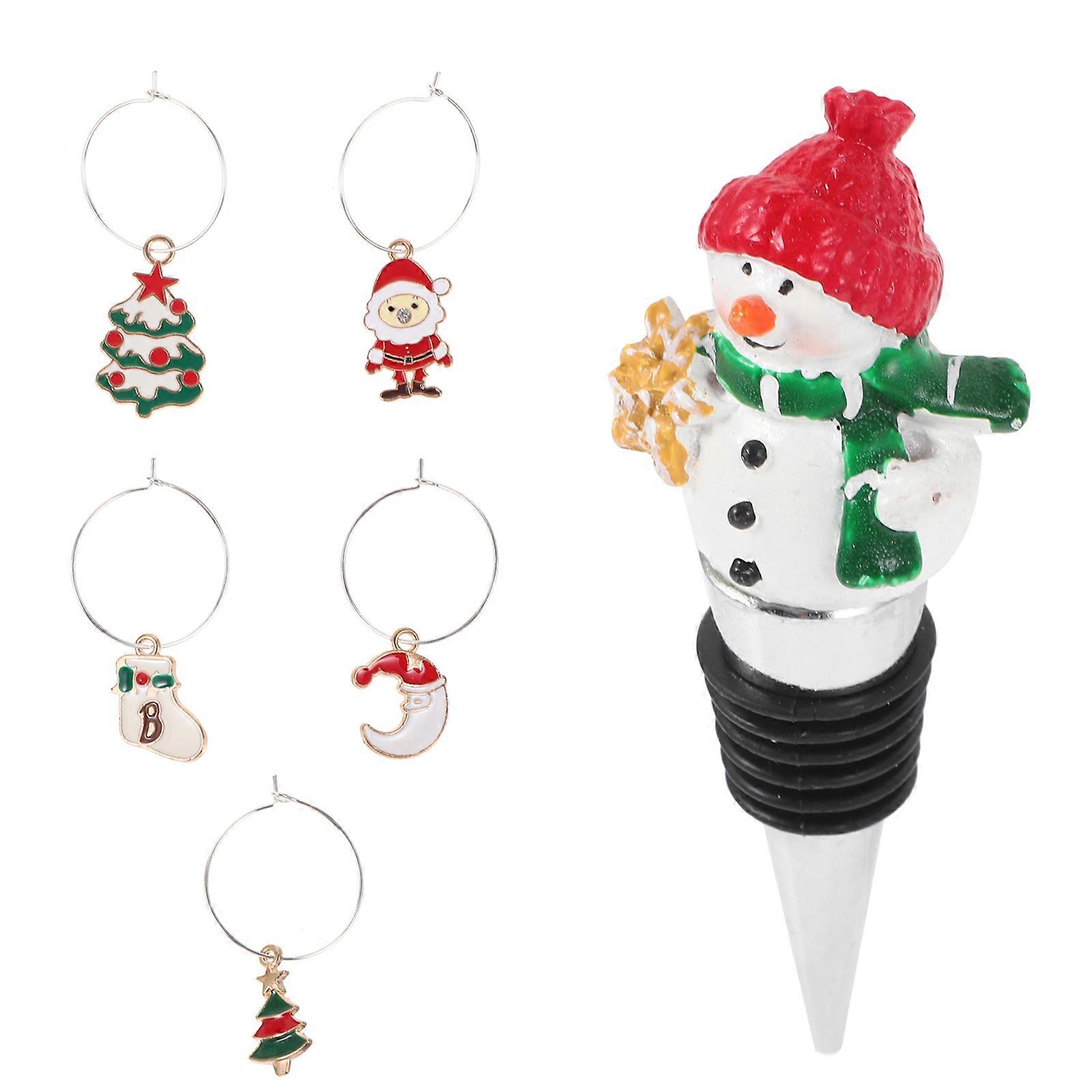 Cone Shape Stoppers Reusable Preservation Easy to Use Christmas .00X4.00X3.50CM Resin Airtight Seal 1Set