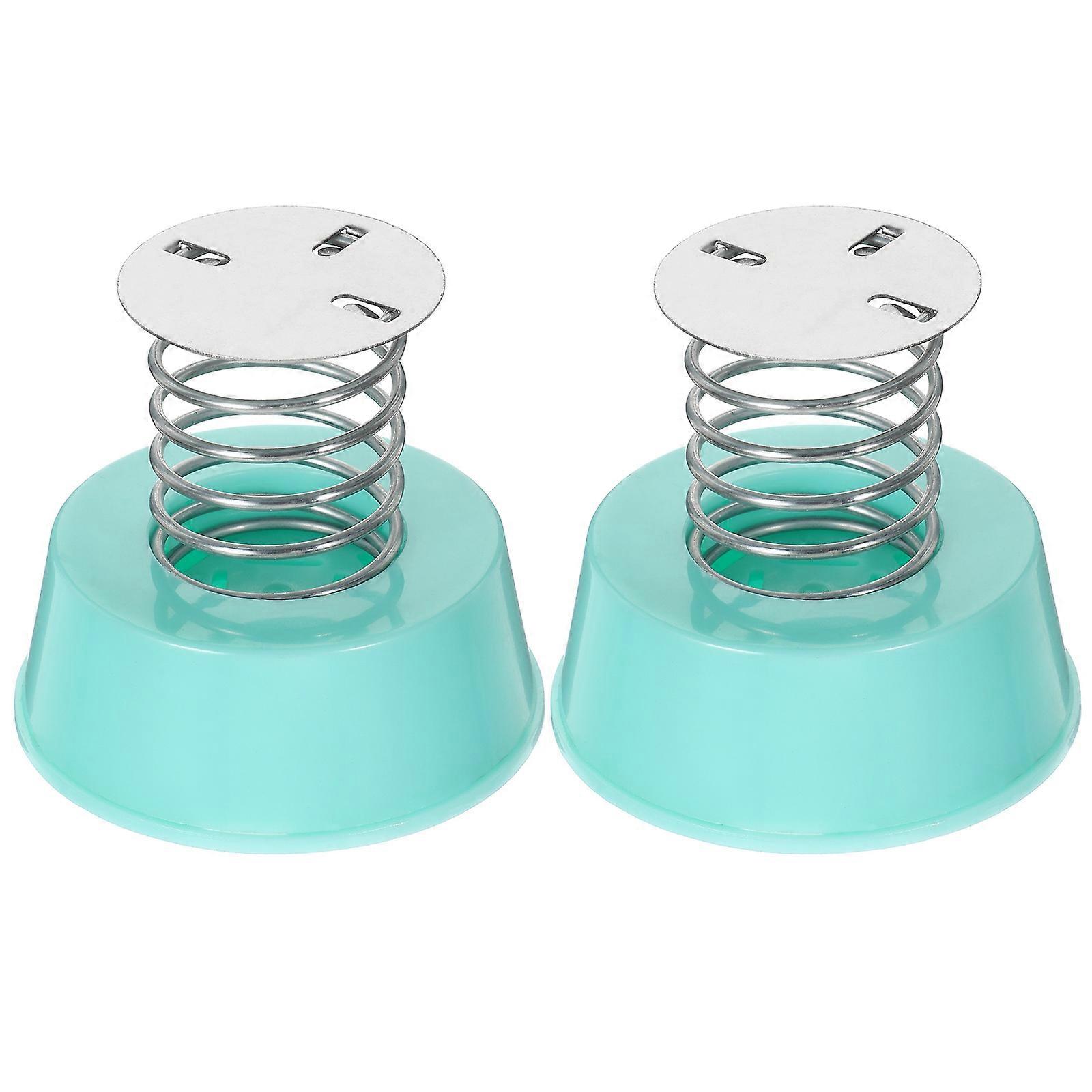 Shaking Head Doll Spring Base For DIY Crafting Applications Sky-Blue 8Pcs